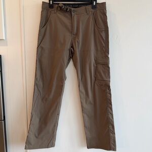 Prana Men's Tan/Green Cargo Pants 32x30